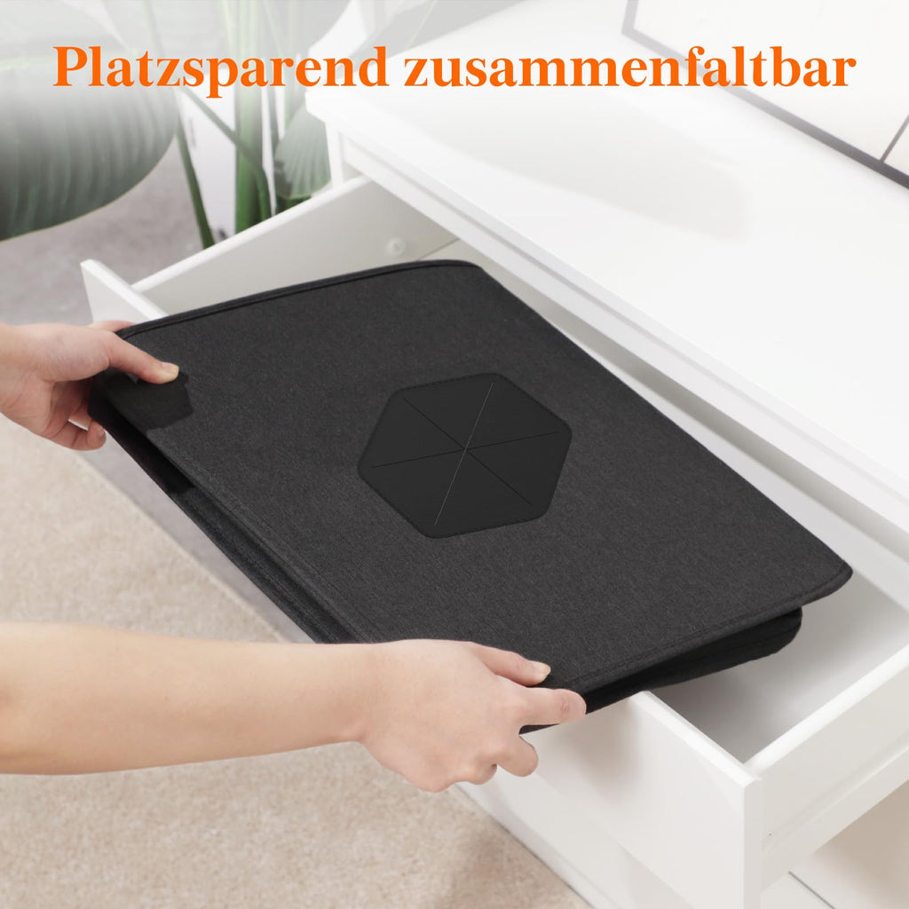 Lifewit 100L Pfandflaschen Sammelbehälter mit Deckel, Groß Pfandflaschen Aufbewahrung, Behälter Leergut & Altglas Aufbewahrung, Flaschensammler mit Loch Küche Abstellraum Flaschentasche, Dunkelgrau